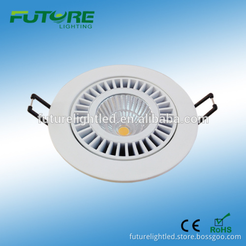 10W dimmable tiltable 360 degrees led downlight